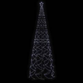 Brad de crăciun conic, 1400 led-uri, alb rece, 160x500 cm, 3 image