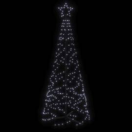 Brad de crăciun conic, 200 led-uri, alb rece, 70x180 cm, 3 image