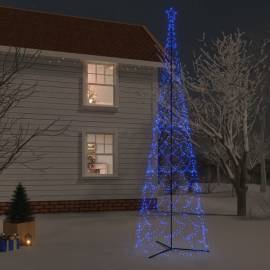 Brad de crăciun conic, 3000 led-uri, albastru, 230x800 cm