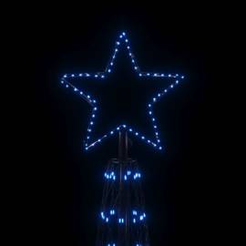 Brad de crăciun conic, 3000 led-uri, albastru, 230x800 cm, 4 image