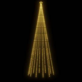Brad de crăciun conic, 732 led-uri, alb cald, 160x500 cm, 3 image
