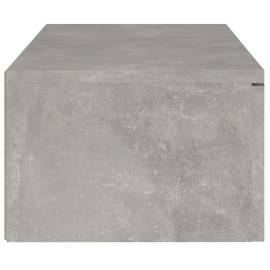 Dulap de perete, gri beton, 102x30x20 cm, lemn compozit, 7 image