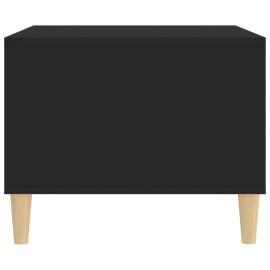 Măsuță de cafea, negru, 60x40x50 cm, lemn compozit, 6 image