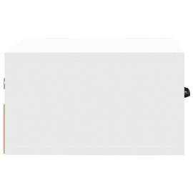 Noptieră de perete, alb, 35x35x20 cm, 7 image