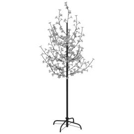 Copac cu flori de cireș, alb cald, 200 led-uri, 180 cm, 2 image