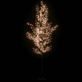 Copac cu flori de cireș cu led, 672 led-uri alb calde, 400 cm, 3 image