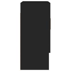 Dulap de perete, negru, 60x31x70 cm, lemn compozit, 6 image