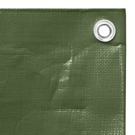 Prelată 260 g/m², verde, 4x8 m, hdpe, 3 image