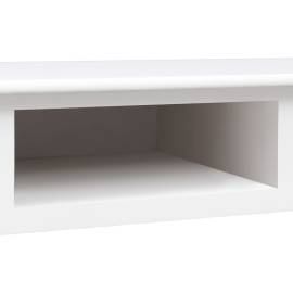 Birou, alb, 108x45x76 cm, lemn masiv de paulownia, 8 image