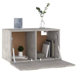 Dulap de perete, gri beton, 60x36,5x35 cm, lemn compozit, 4 image
