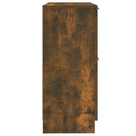 Servante, 2 buc., stejar fumuriu, 30x30x70 cm, lemn prelucrat, 7 image