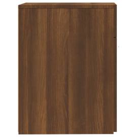 Dulap de farmacie stejar maro 20x45,5x60 cm lemn compozit, 6 image