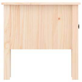 Masă laterală, 50x50x49 cm, lemn masiv de pin, 8 image