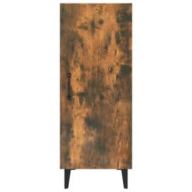 Servantă, stejar fumuriu, 34,5x34x90 cm, lemn prelucrat, 6 image