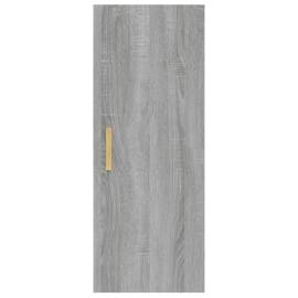 Dulap de perete, gri sonoma, 34,5x34x90 cm, lemn compozit, 6 image