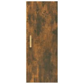 Dulap de perete, stejar fumuriu, 34,5x34x90 cm, lemn compozit, 6 image