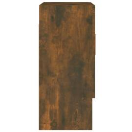 Dulap de perete, stejar fumuriu, 60x31x70 cm, lemn compozit, 6 image