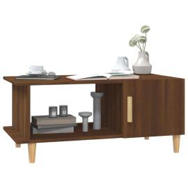 Măsuță de cafea, stejar maro, 90x50x40 cm, lemn compozit, 5 image