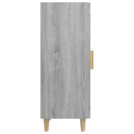 Servantă, gri sonoma, 34,5x34x90 cm, lemn compozit, 7 image