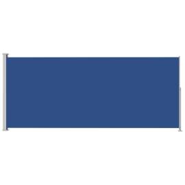 Copertină laterală retractabilă de terasă, albastru, 180x500 cm, 2 image