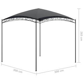 Pavilion, antracit, 3 x 3 x 2,65 m, 180 g/m², 5 image