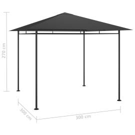 Pavilion, antracit, 3x3x2,7 m, 180 g/m², 4 image