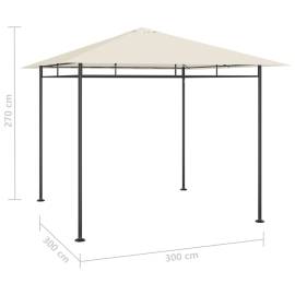 Pavilion, gri taupe, 3x3x2,7 m, 180 g/m², 4 image
