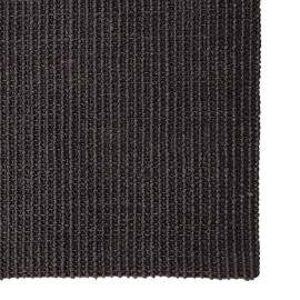 Covor din sisal natural, negru, 66x200 cm, 3 image