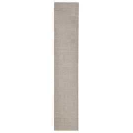 Covor din sisal natural, nisipiu, 66x350 cm, 2 image