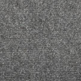 Covorașe de scări cusătură punch, 15 buc, gri deschis, 65x25 cm, 5 image