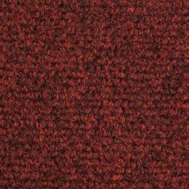 Covorașe scări autoadezive, 5 buc., roșu, 65x21x4 cm, punch, 6 image
