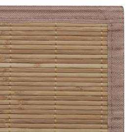 Carpetă dreptunghiulară din bambus 150 x 200 cm, maro, 6 image