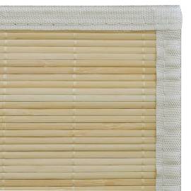 Carpetă dreptunghiulară din bambus natural, 120 x 180 cm, 6 image
