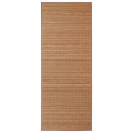 Covor din bambus 100x160 cm maro, 2 image