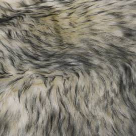 Covor din blană de oaie, gri închis melanj, 60 x 90 cm, 4 image