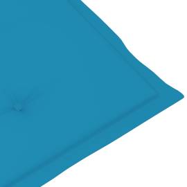 Pernă de șezlong, albastru, (75+105) x 50x3 cm, 7 image