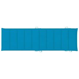 Pernă de șezlong, albastru, 186x58x4 cm, 5 image