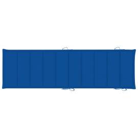Pernă de șezlong, albastru regal, 186x58x3 cm, 4 image