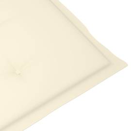 Pernă de șezlong, crem, (75+105)x 50x3 cm, 7 image