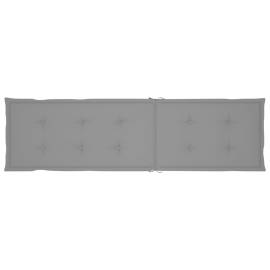 Pernă de șezlong, gri, (75+105)x 50x3 cm, 6 image