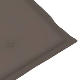 Pernă de șezlong, gri taupe, (75+105)x 50x3 cm, 7 image