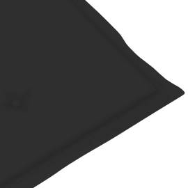 Pernă de șezlong, negru, (75+105) x 50x3 cm, 7 image