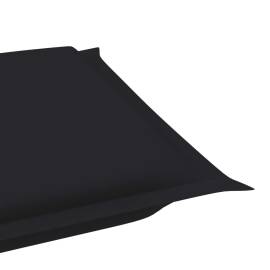 Pernă de șezlong, negru, 186x58x3 cm, 9 image