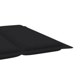 Pernă de șezlong, negru, 186x58x3 cm, 5 image