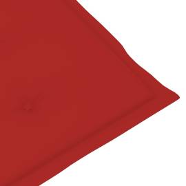 Pernă de șezlong, roșu, (75+105)x 50x3 cm, 7 image