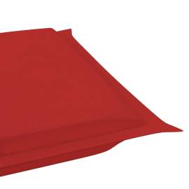 Pernă de șezlong, roșu, 186x58x3 cm, 9 image