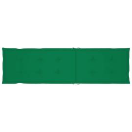 Pernă de șezlong, verde, (75+105)x 50x3 cm, 6 image