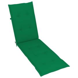 Pernă de șezlong, verde, (75+105)x 50x3 cm, 4 image