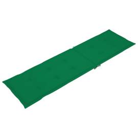 Pernă de șezlong, verde, (75+105)x 50x3 cm, 5 image