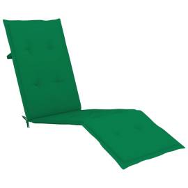 Pernă de șezlong, verde, (75+105)x 50x3 cm, 3 image